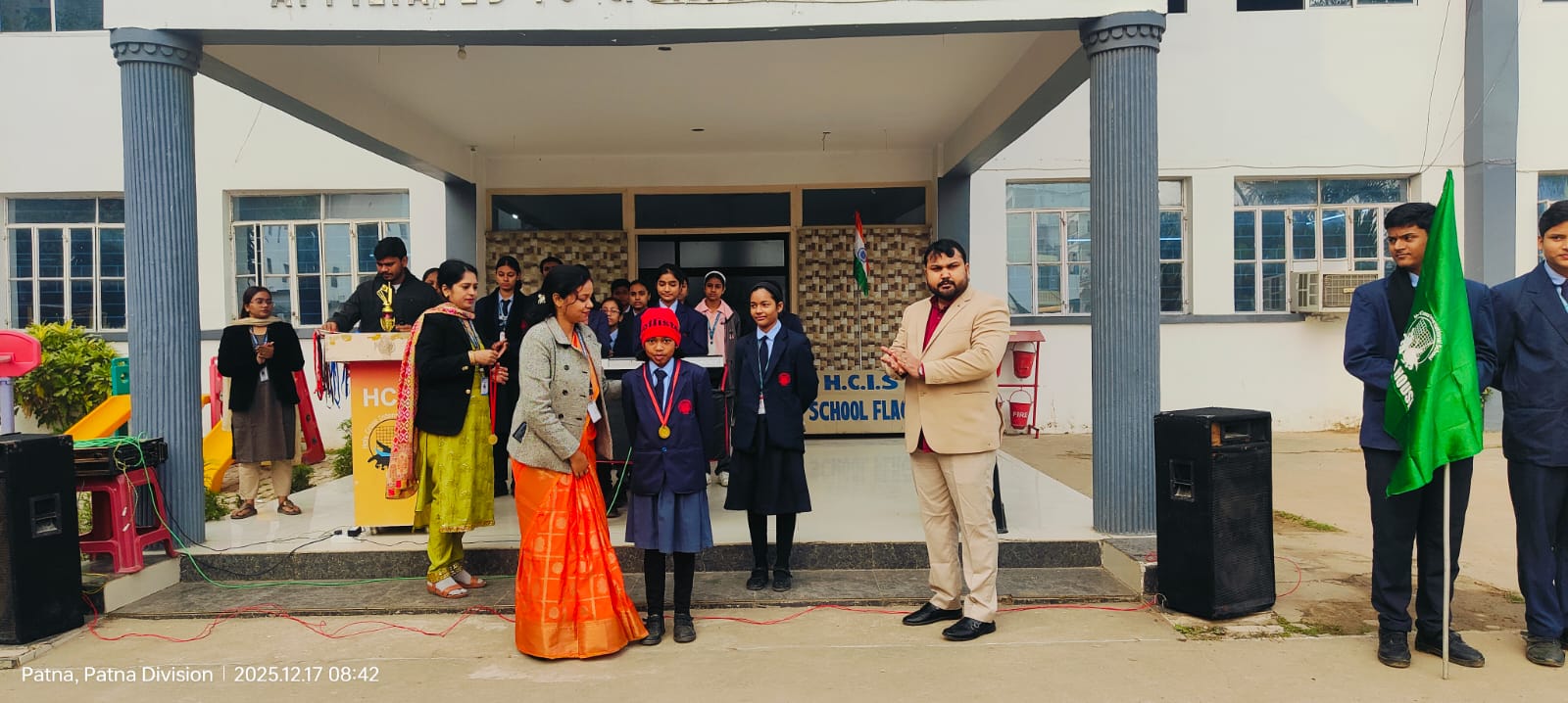 GIRLS BADMINTON WINNING MOMENT